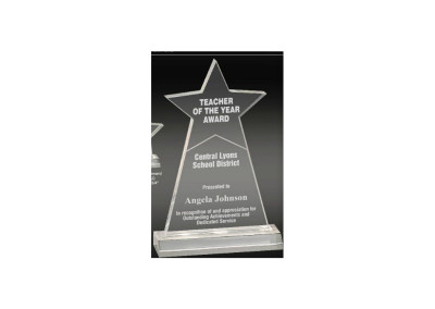 acrylic star award