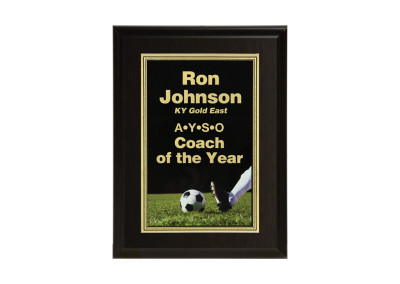 sports coach plaque