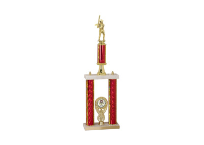 two pillar tower trophy