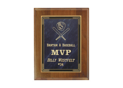 wooden plaque MVP